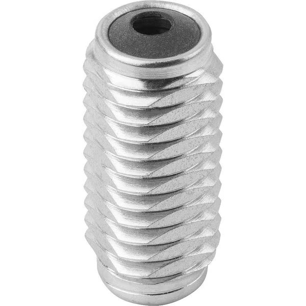 Lateral Spring Plunger Spring Force, W Threaded Sleeve Wout Thrust Pin, D=M12 L=19, Form:B, Steel, , Kipp, Mfr#: K0372.2040X20